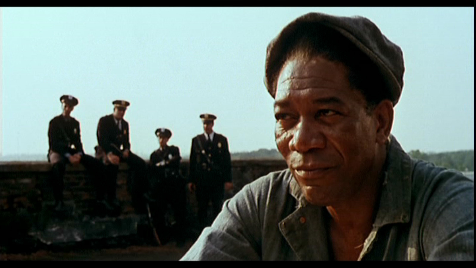 Morgan Freeman as Red in The Shawshank Redemption